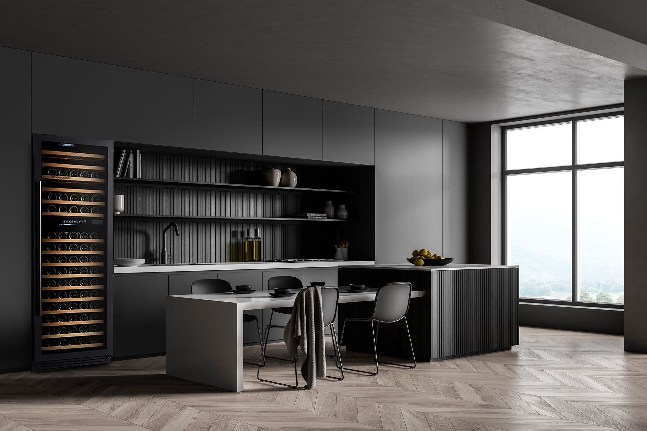 V168 GC 1T SS in a dark kitchen space in Thailand